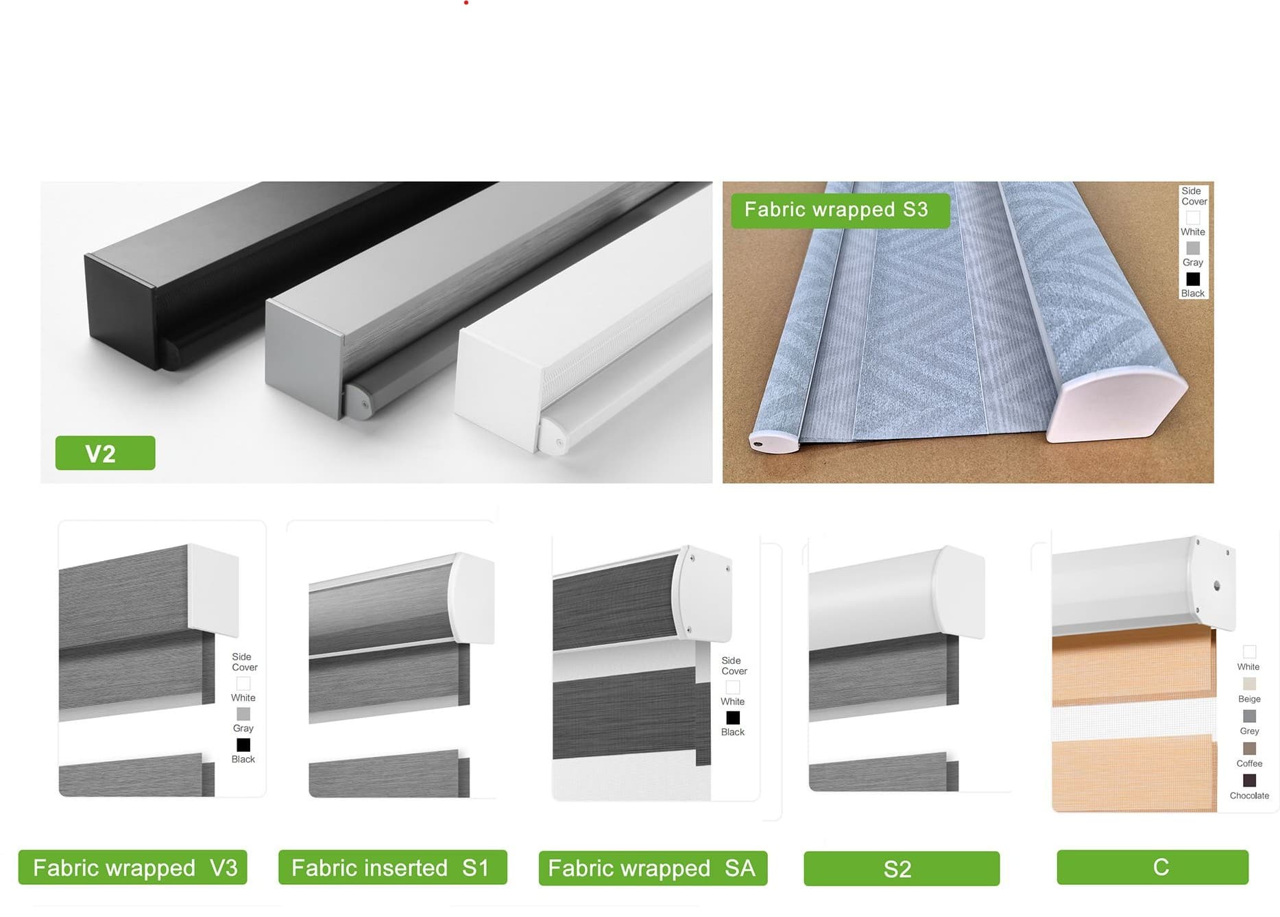 Cassette Types - Square and Curved cassette options